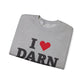 I Heart DARN Unisex Heavy Blend™ Crewneck Sweatshirt