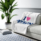 I Heart NTWN Sherpa Fleece Blanket