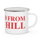 Just a kid from Sasco Hill Enamel Camping Mug