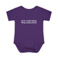 Just a kid from Willington Infant Baby Rib Bodysuit