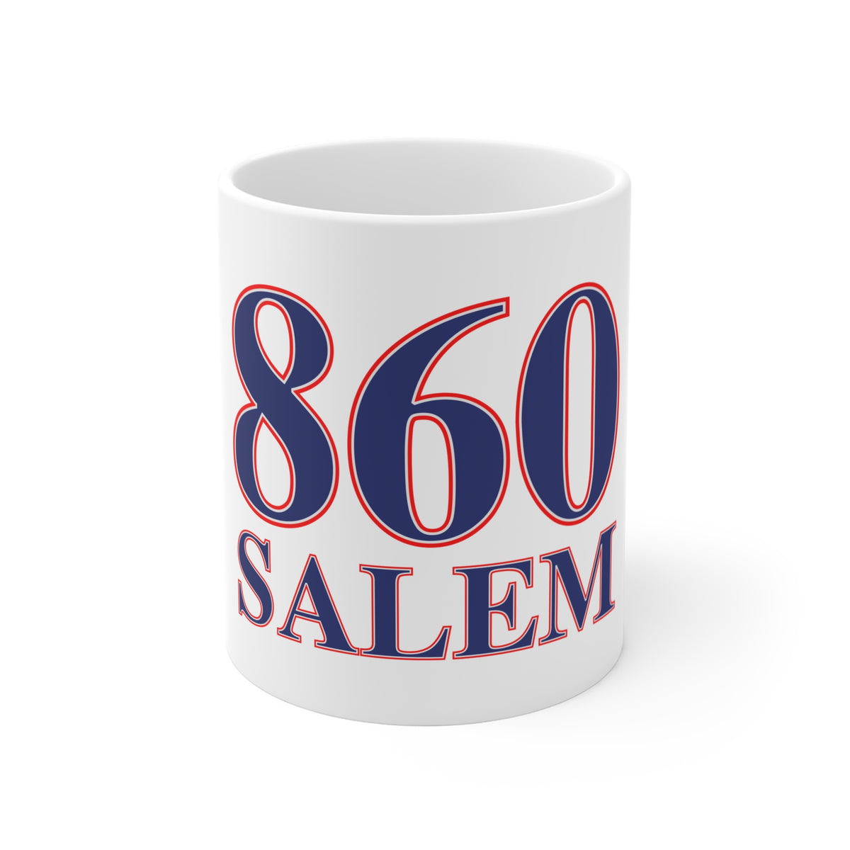 860 Salem Red, White & Blue Mug 11oz