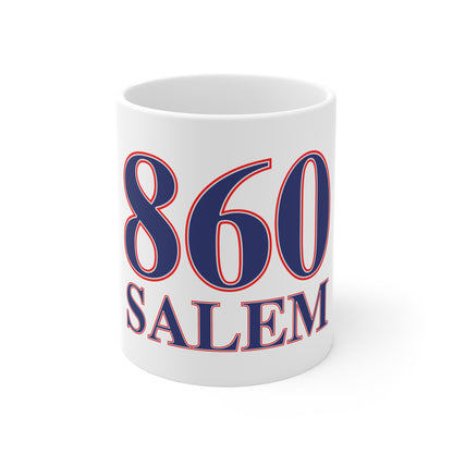 860 Salem Red, White & Blue Mug 11oz