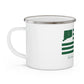 Easton Connecticut St Patrick’s Day Flag  Enamel Camping Mug