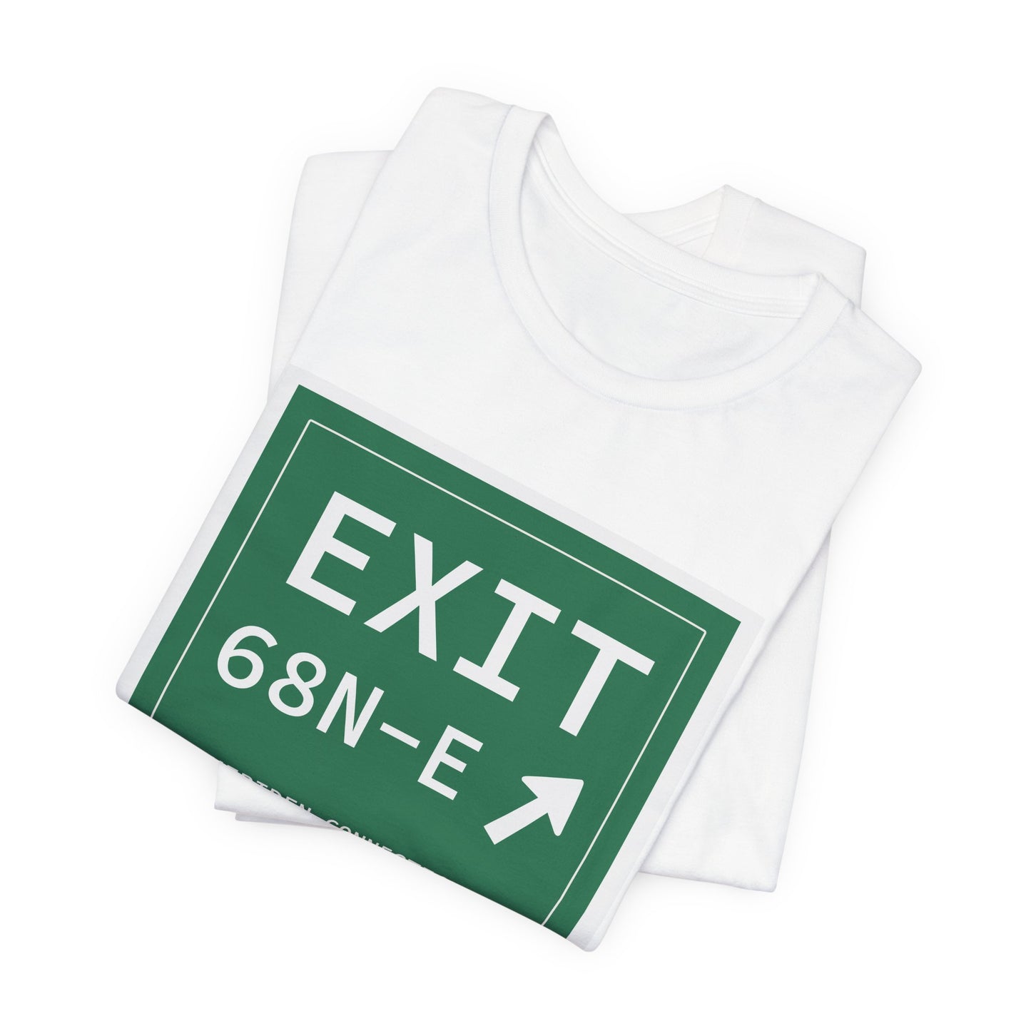Vintage Exit 68N-E WCP Sign Unisex Jersey Short Sleeve T-Shirt