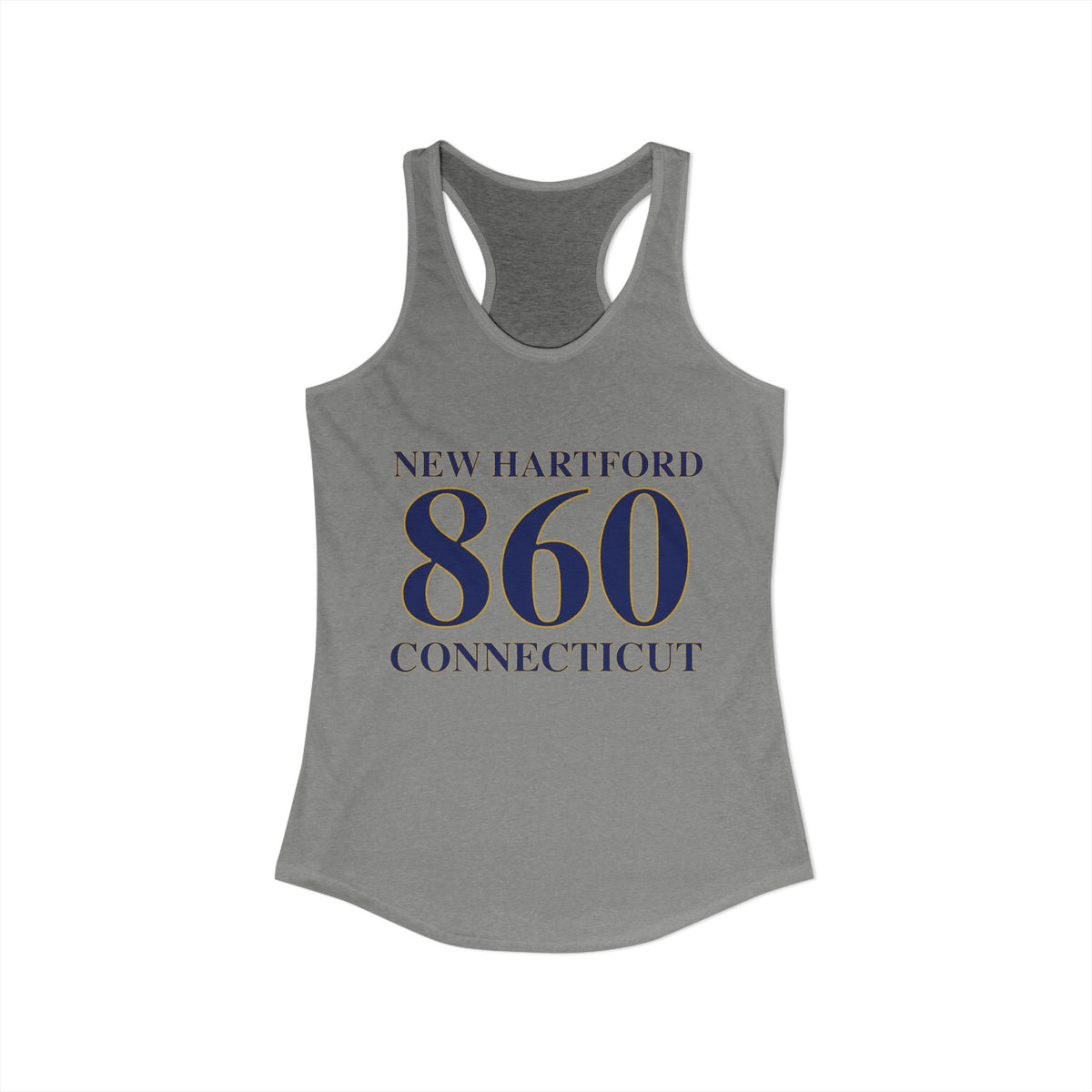 New Hartford 860 Connecticut Women's Ideal Racerback Tank Top
