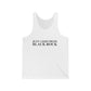 Just a kid from Black Rock Unisex Jersey Tank