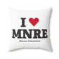 I Heart MNRE Spun Polyester Square Pillow
