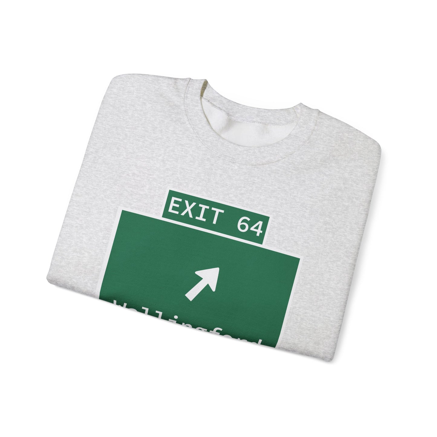Vintage WCP Exit 64 Sign Unisex Heavy Blend™ Crewneck Sweatshirt