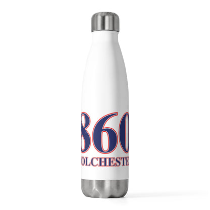 860 Colchester Red, White & Blue 20oz Insulated Bottle