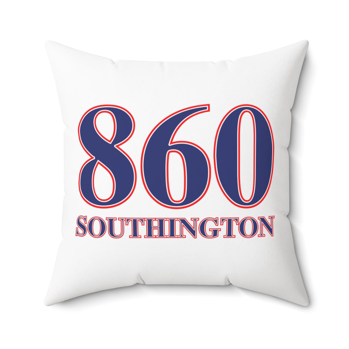 860 Southington Red, White & Blue Spun Polyester Square Pillow
