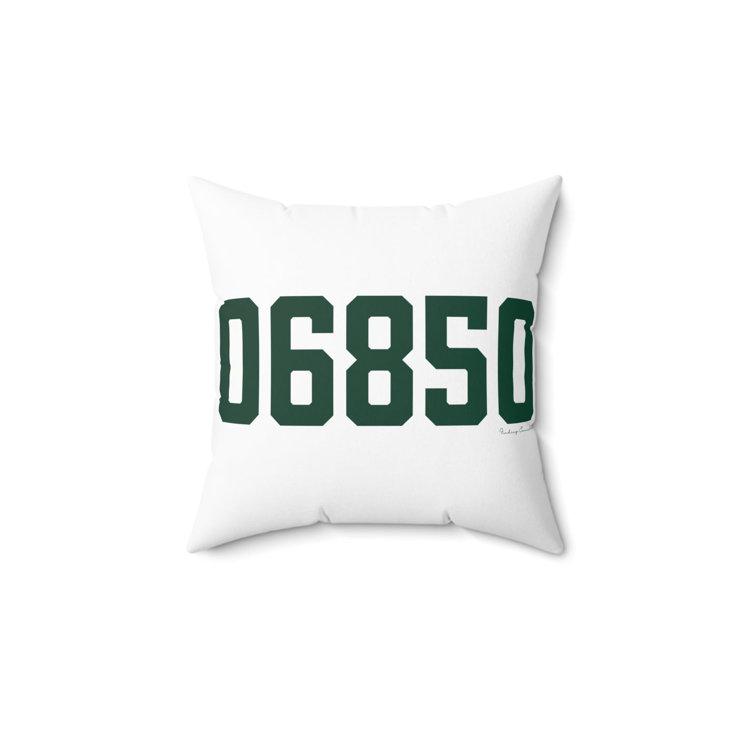 06850 Norwalk Connecticut Zip Code Spun Polyester Square Pillow