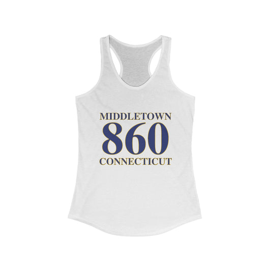 Middletown 860 Connecticut Women's Ideal Racerback Tank