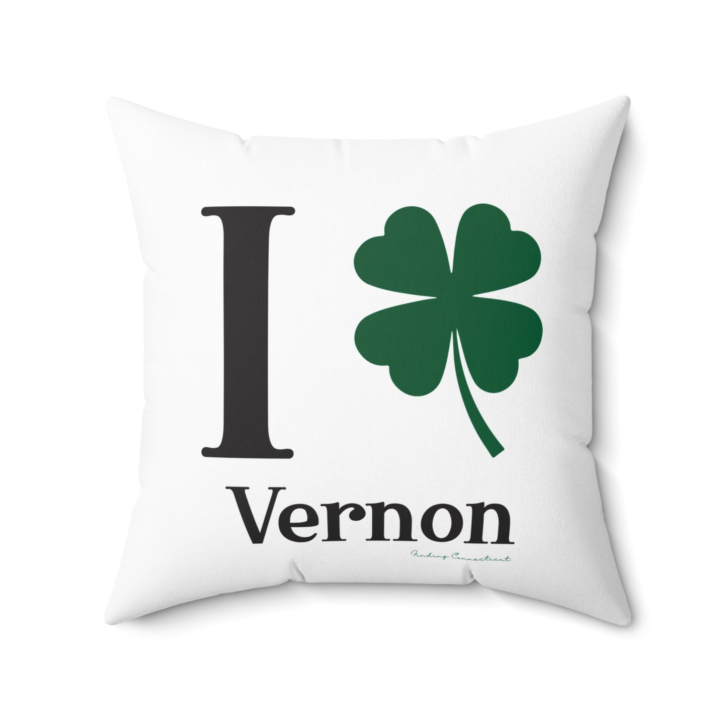 I Clover Vernon Spun Polyester Square Pillow