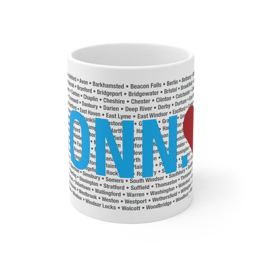 Connecticut Love Mug 11oz