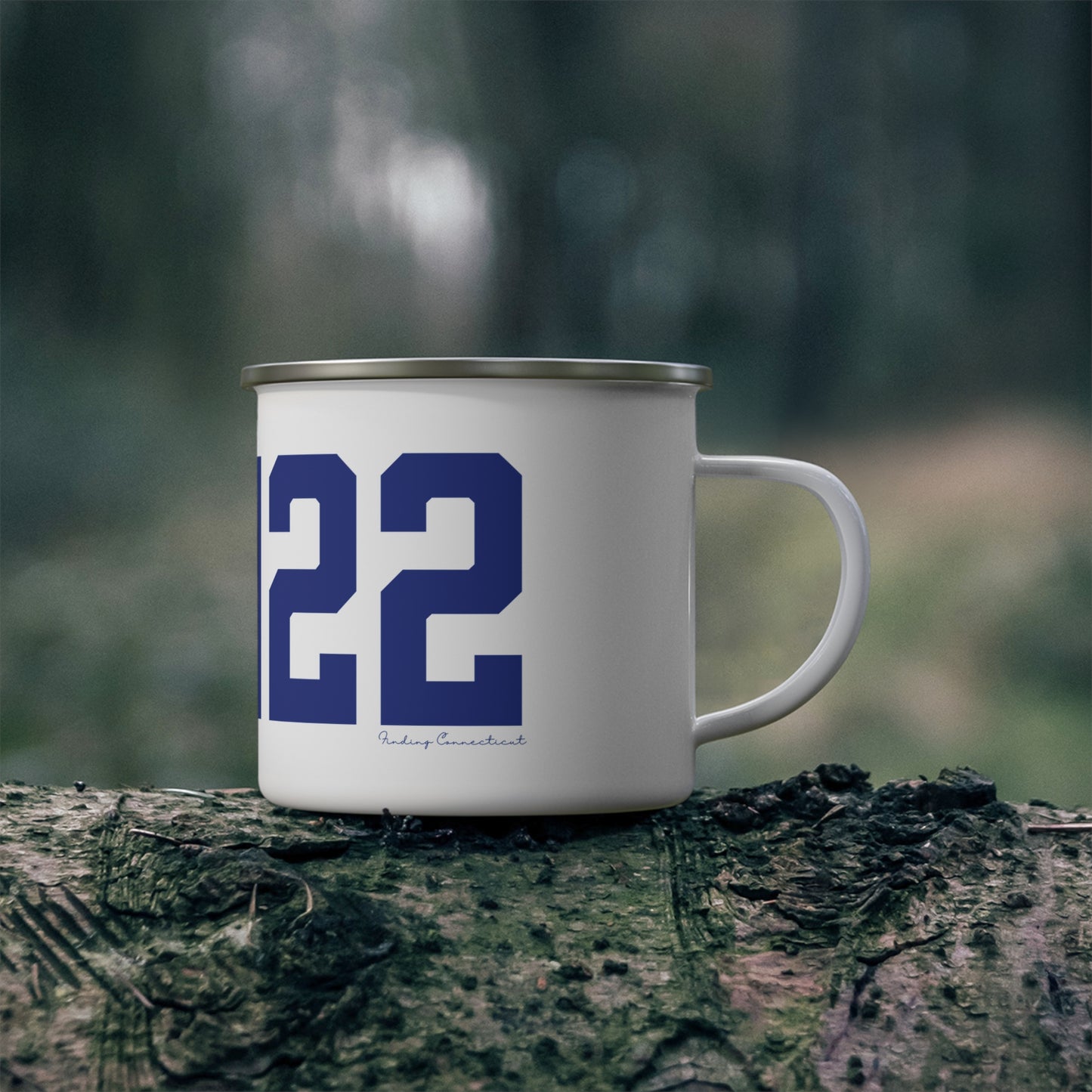 06422 Durham Connecticut Zip Code Enamel Camping Mug
