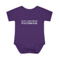 Just a kid from Westbrook Infant Baby Rib Bodysuit