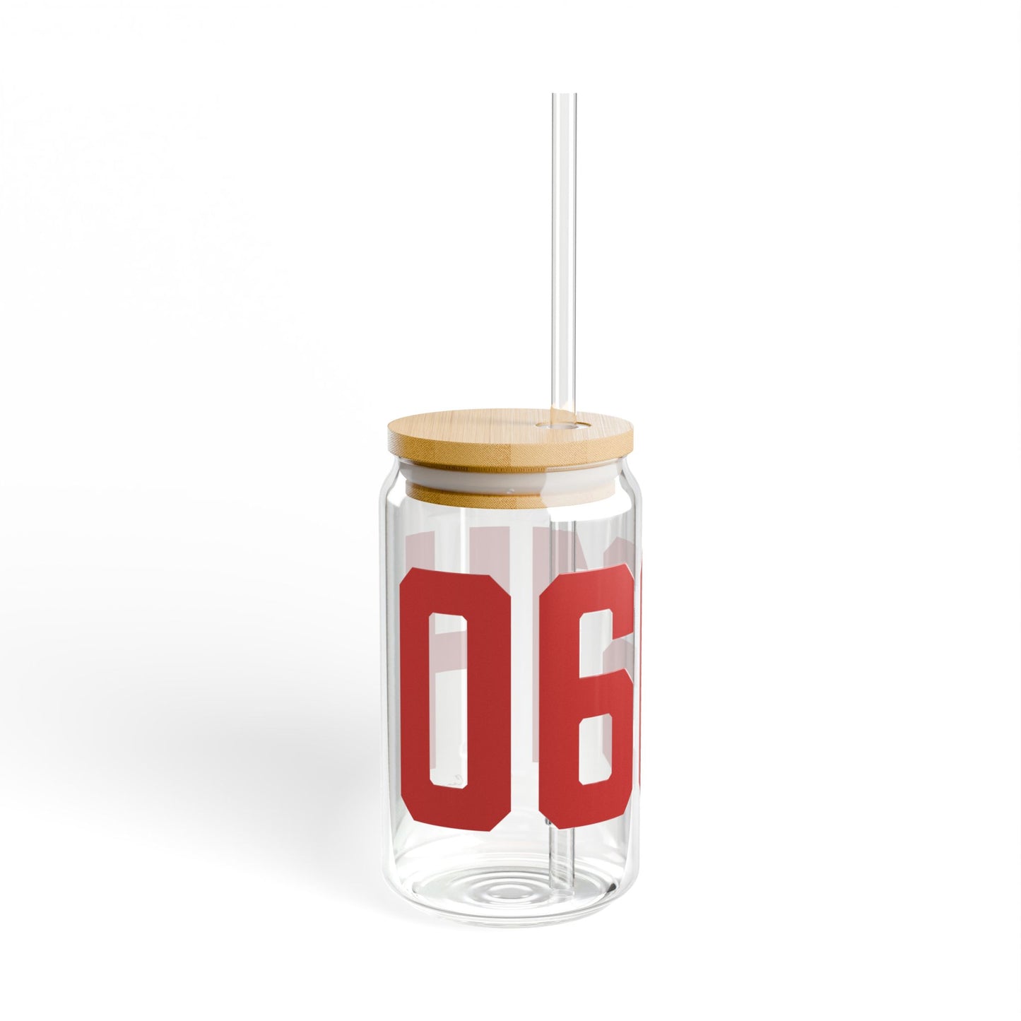 06614 - Stratford Connecticut Zip Code Sipper Glass, 16oz