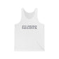 Just a kid from Saugatuck Unisex Jersey Tank Top