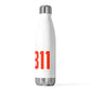 06811 Danbury Connecticut Zip Code 20oz Insulated Bottle