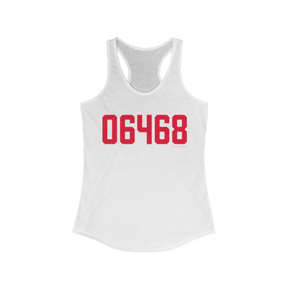 06468 Monroe Connecticut Zip Code Women's Ideal Racerback Tank Top