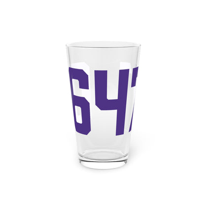 06471 North Branford Connecticut Zip Code Pint Glass, 16oz