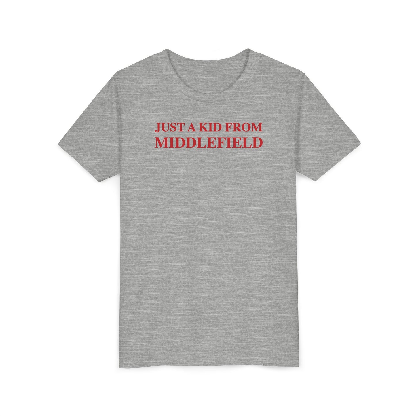 Just a kid from Middlefield Youth Short Sleeve T-Shirt