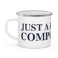 Just a kid from Compo Beach Enamel Camping Mug
