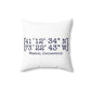 Weston Coordinates Spun Polyester Square Pillow