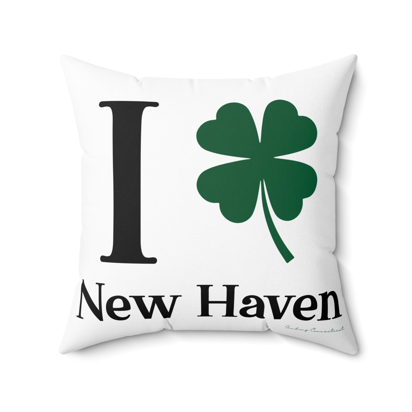 I Clover New Haven Spun Polyester Square Pillow