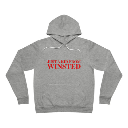 Just a kid from Winsted Unisex Sponge Fleece Pullover Hoodie