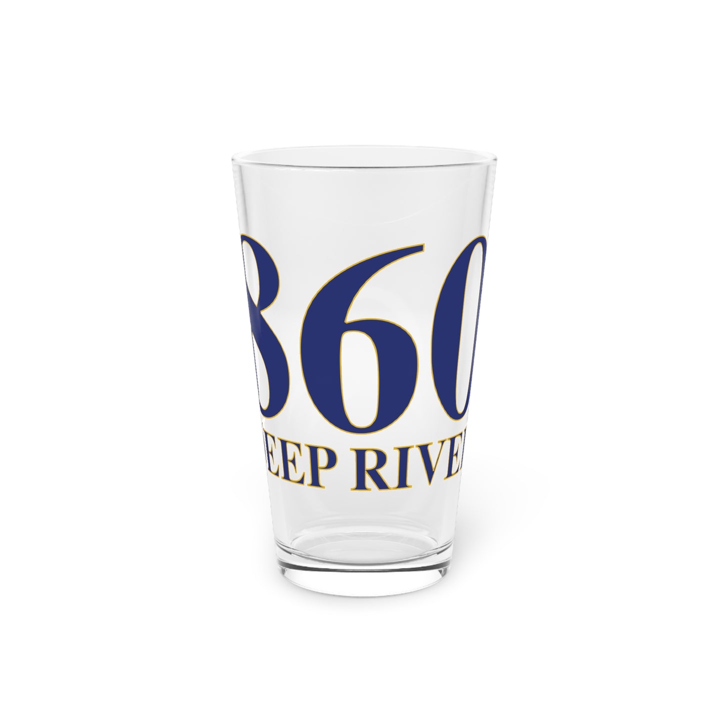 860 Deep River Pint Glass, 16oz