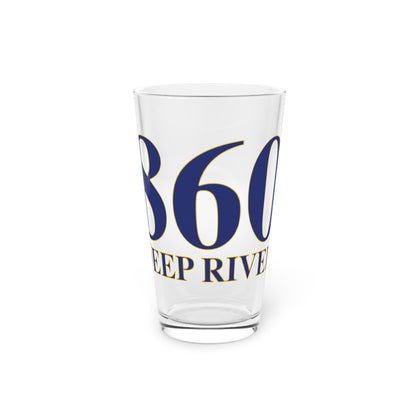 860 Deep River Pint Glass, 16oz