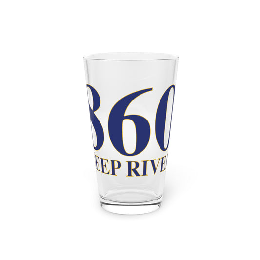 860 Deep River Pint Glass, 16oz