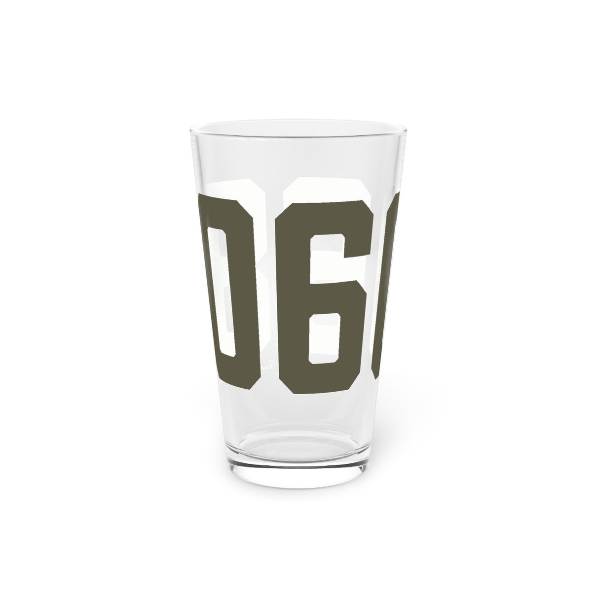 06068 Salisbury Connecticut Zip Code Pint Glass, 16oz