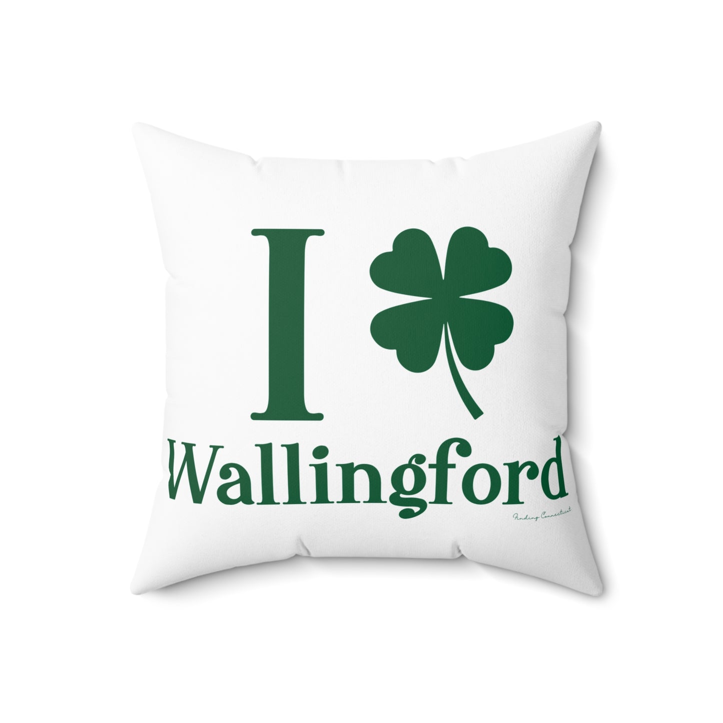 I Clover Wallingford Spun Polyester Square Pillow