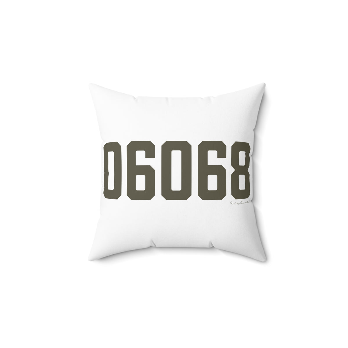 06068 Salisbury Connecticut Zip Code Polyester Square Pillow