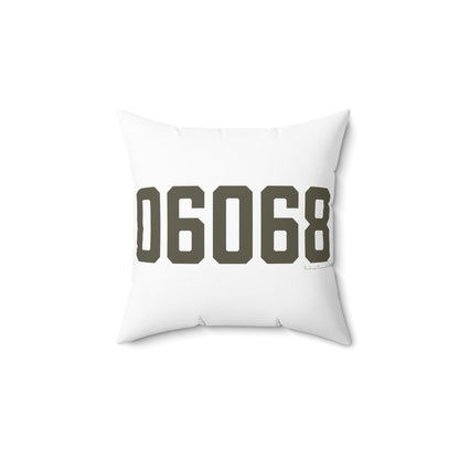 06068 Salisbury Connecticut Zip Code Polyester Square Pillow