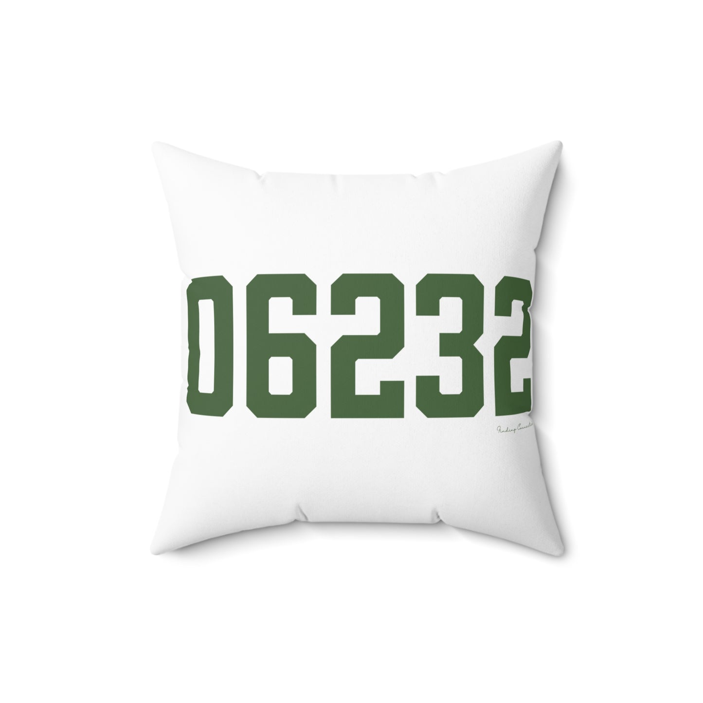 06232 Andover Connecticut Zip Code Spun Polyester Square Pillow