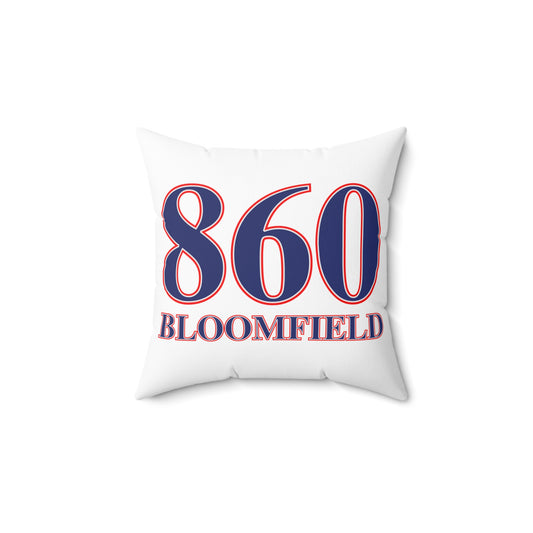 860 Bloomfield Red, White & Blue Spun Polyester Square Pillow