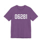 06281 Woodstock CT Zip Code Unisex Jersey Short Sleeve T-Shirt