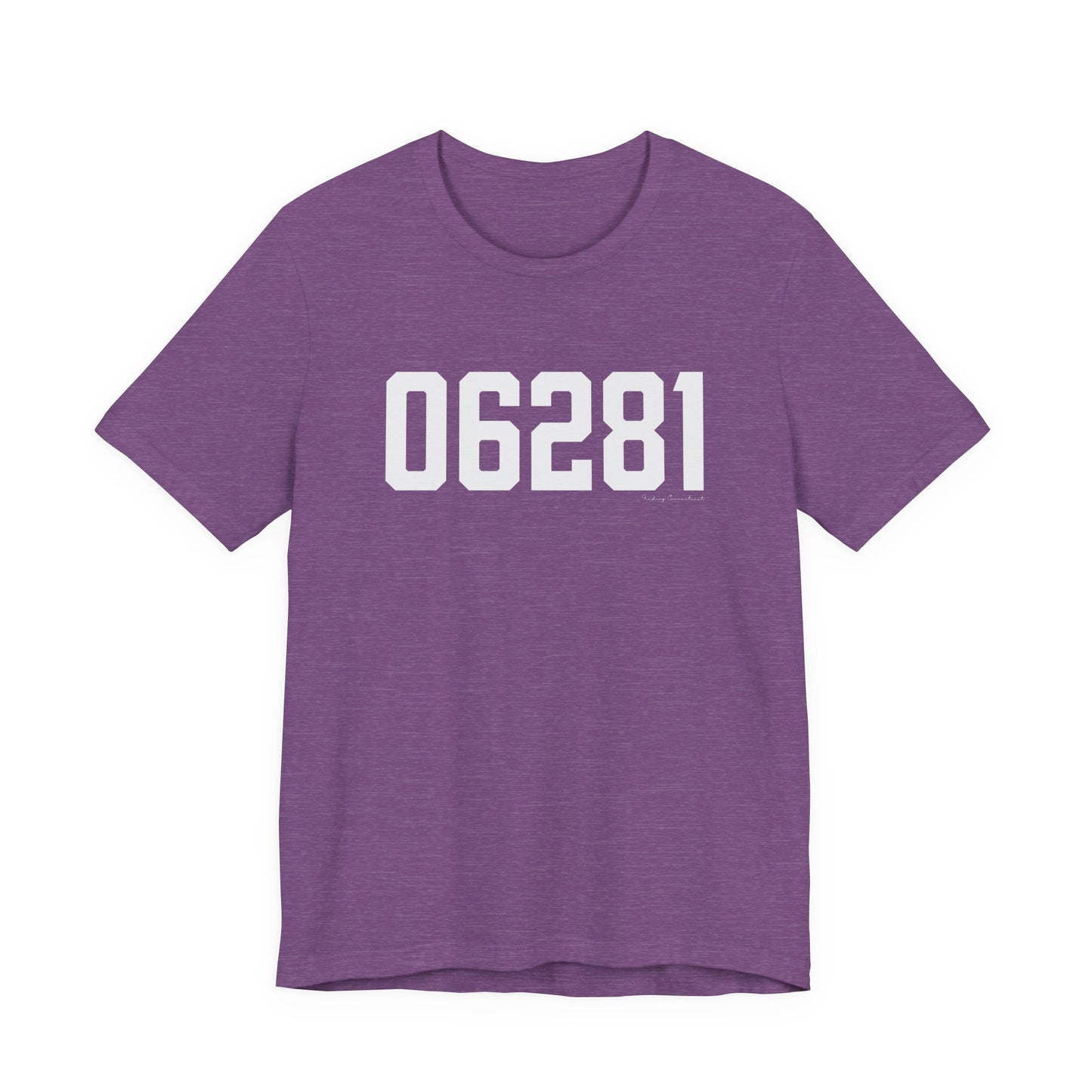 06281 Woodstock CT Zip Code Unisex Jersey Short Sleeve T-Shirt