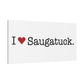 I Heart Saugatuck. Matte Canvas, Stretched, 1.25"