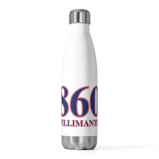 860 Willimantic Red, White & Blue 20oz Insulated Bottle