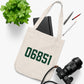 06851 Norwalk Connecticut Zip Code Organic Canvas Tote Bag