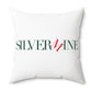 41 Tilt Silvermine Spun Polyester Square Pillow