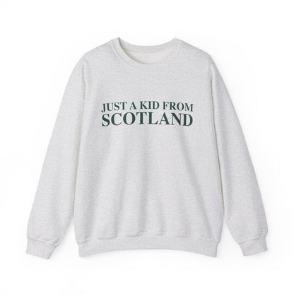 Just a kid from Scotland Unisex Heavy Blend™ Crewneck Sweatshirt