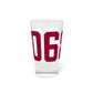 06807 - Greenwich Connecticut Zip Code Pint Glass, 16oz
