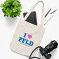 I Heart FFLD Organic Canvas Tote Bag