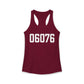 06076 Union CT Zip Code Women's Ideal Racerback Tank Top