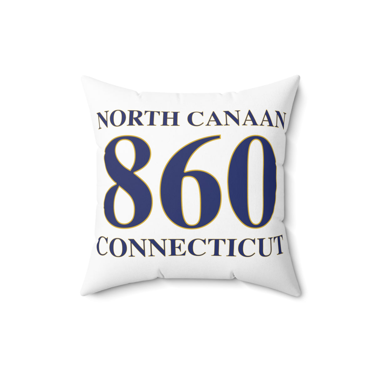 North Canaan 860 Connecticut Polyester Square Pillow